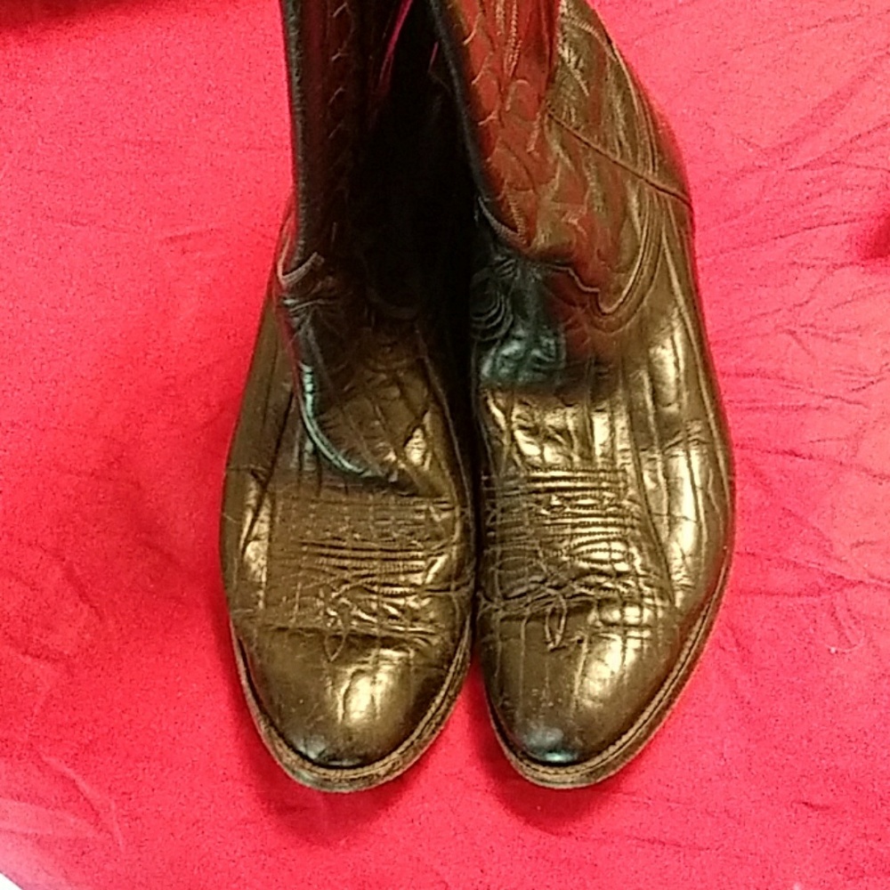 Vintage Nocona Antelope Mens Western riding boots